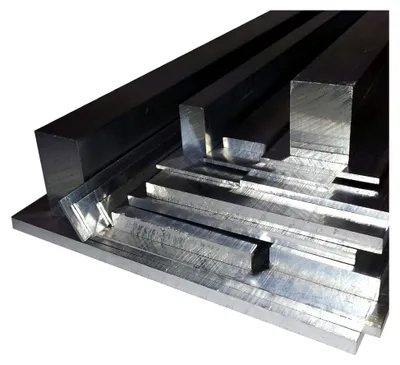 Produktbild von Aluminium Flachstange 35 x 12 mm, Längen: 100/150/200 cm, Aluprofil Flachmaterial (150 cm (13,61 €/m))
