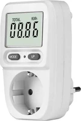 Produktbild von Stromverbrauchsmessgerät, Energiekostenmessgerät, aktuelle 5 Modi, LCD -Wattmeter, KWH -Überlastwarnung, 3680 W