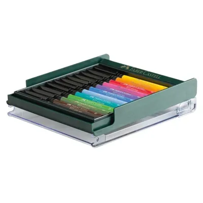 Productafbeelding van FABER-CASTELL Tuschestift PITT artist pen, Bright, 12er Etui