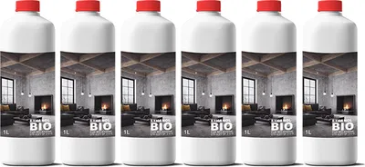 Obrázok produktu pre 6x1 liter Bioetanol Premium 100% na lieh do krbu 6L