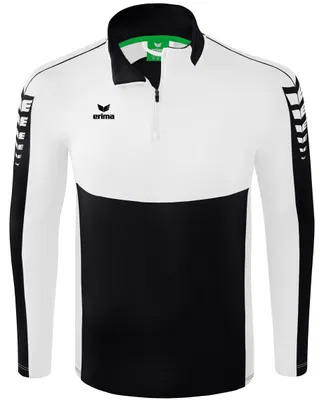 Produktbild von erima Six Wings Trainingstop M schwarz/weiß