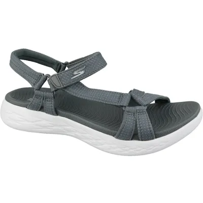 Zdjęcie produktu dla Skechers O-T-G Sandały damskie ON-THE-GO 600 BRILLIANCY Sandały damskie Szary, Rozmiar buta:41 EU