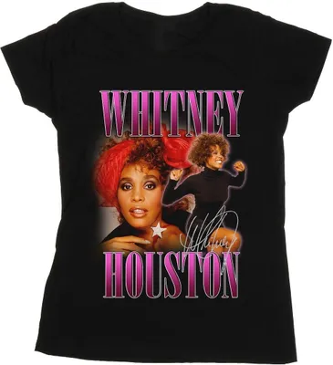 Produktbild von Whitney Houston - T-Shirt für Damen BI44748 (XXL) (Schwarz)