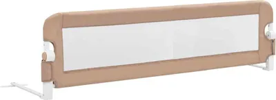 Obrázok produktu pre vidaXL Chránič postele pre batoľatá Taupe 150x42 cm Polyester