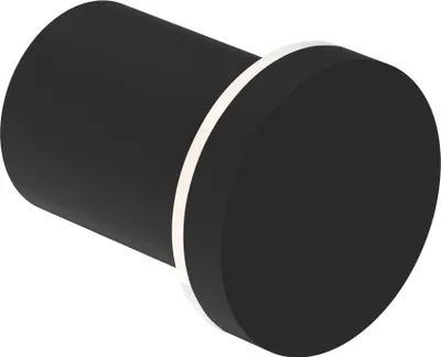 Produktbild von BERNSTEIN Handtuchhaken SDVHK Design rund - Serie VERSA - Schwarz Matt