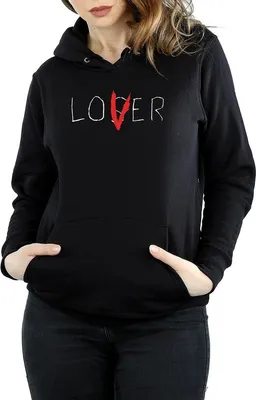 Produktbild von It - "Loser Lover" Kapuzenpullover für Damen BI1049 (M) (Schwarz)