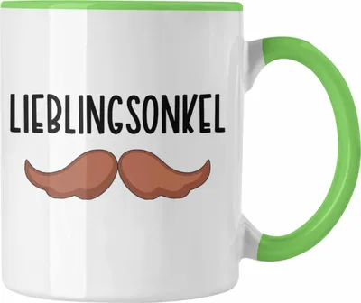 Produktbild von Trendation - Bester Onkel Ever Tasse Geschenk Geburtstag Weihnachten Lustig Geschenkideen von Nichte Lieblingsonkel (Grün)