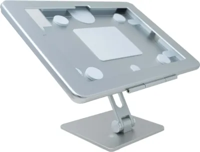 Produktbild von Tisch Halterung 360° Ständer abschließbar für iPad 10 Pro 11 Air 4 5 in Grau