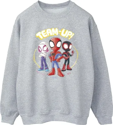 Produktbild von Marvel - "Spidey And His Amazing Friends" Sweatshirt für Herren BI44831 (XXL) (Grau)