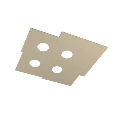 Obrázek produktu pro Moderní stropní svítidlo Plate Metal Sand 4 světla Gx53