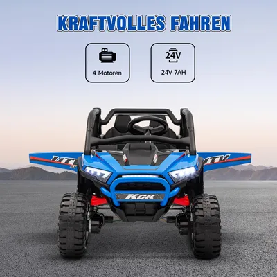 Produktbild von AIYAPLAY Elektro Kinderauto, Geländewagen mit 2,4G Fernbedienung, 5-7 km/h