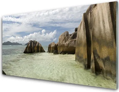 Produktbild von Acrylglasbilder 100x50 Wandbild Druck Felsen Landschaft