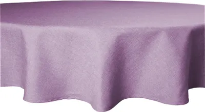 Produktbild von Tischdecke rund 160 cm flieder Leinenoptik Lotuseffekt Tischwäsche Wasserabweisend