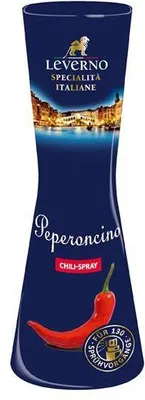 Produktbild von Leverno Peperoncino Chili-Spray 40 Ml Flasche  Vegan Ohne Salz  Wie frische Chillies