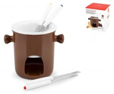 Immagine prodotto di HOMe Servizio Fonduta In Stoneware Con 4 Forchettine