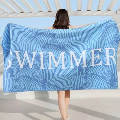 Produktbild von LAIZIHUI Microfaser Strandhandtuch 160x80 cm, sandfrei, leicht, schnell