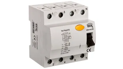 Obrázek produktu pro RCD 4P 63A 0,3A typ AC KRD6-4/63/300 23201