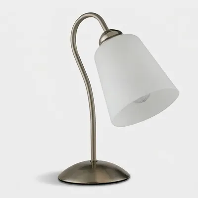 Produktbild von Tischlampe aus Metall und Glas 1162