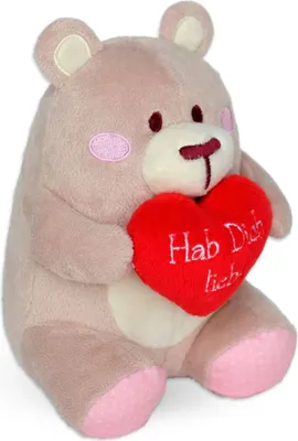 Produktbild von PlüschBär Stofftier 'Nicht vergessen: Hab Dich lieb'