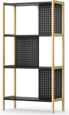 Zdjęcie produktu dla Półka stojąca Vicco Elvia Czarny 63 x 120 cm, Model 51631
