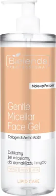 Zdjęcie produktu dla Bielenda Professional Lipid Care Delikatny żel micelarny do demakijażu i mycia, 500 ml