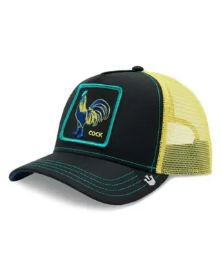 Produktbild von Goorin Bros. Cock Trip Trucker Mesh Cap The Farm black/yellow