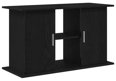 Immagine prodotto di Mobile per acquario – Legno impiallacciato effetto noce nero – Struttura robusta – 101x41x58 cm