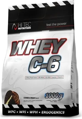 Produktbild von HI TEC Nutrition Whey C-6  - 1000g        Cookie & Cream