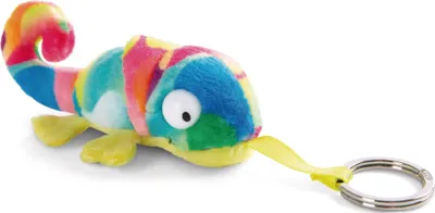 Produktbild von Schlüsselanhänger Chamäleon Candymon grün gemustert 8cm