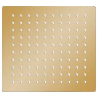 Produktbild von vidaXL Regenbrause Edelstahl 20x20 cm Quadrat Golden