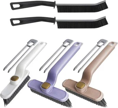 Image de Brosse de nettoyage en profondeur - Pour un nettoyage en profondeur - 5 pièces - Acier - Haute qualité - Brosse de nettoyage