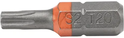 Obrázek produktu pro Bit końcówka TORX T20 1/4 cala 25 mm S2 10 szt.