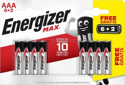 Obrázek produktu pro Energizer LR03 Max Power Seal Micro 6+2 blistry