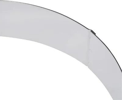 Productafbeelding van Famanu taartvorm van roestvrij staal - diameter 24 cm, hoogte 45 cm, met afneembare bodem