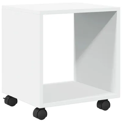 Productafbeelding van vidaXL Rollende kast, wit, 37x33x42,5 cm, van houtvezel