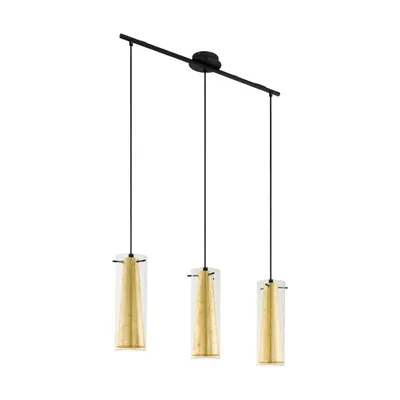 A product shot of a multi-light pendant lamp.