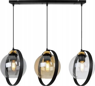 Image de Suspension Moderne En Verre « Ringe Mix »