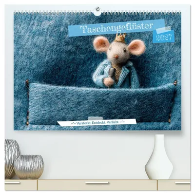 Produktbild von Taschengeflüster (hochwertiger Premium Wandkalender 2027 DIN A2 quer), Kunstdruck in Hochglanz