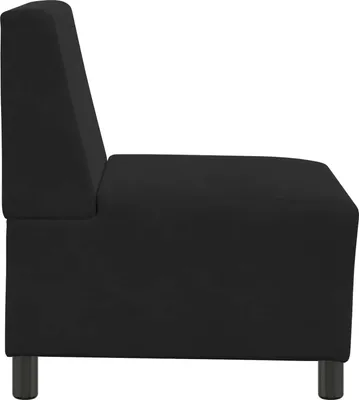 Immagine prodotto di vidaXL | Divano modulare senza braccioli | Nero 55 x 74 x 82 cm in velluto