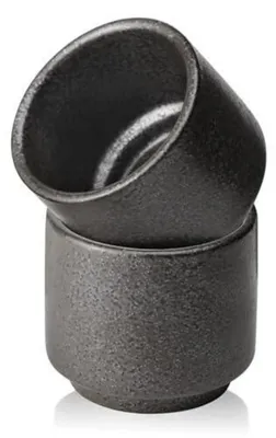 Immagine prodotto di Tazze in Vetroceramica, 2 pezzi, 180 ml, nere, impilabili