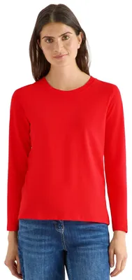 Produktbild von Cecil Basic Rundhalsshirt Pumkin orange XXL