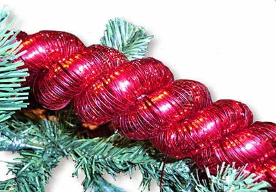 Produktbild von Rote Tinselkordel 4 m