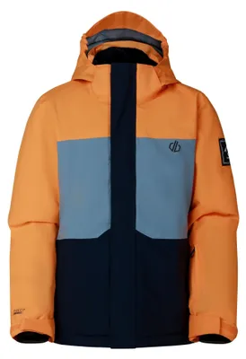 Productafbeelding van Dare 2B - "Send It II" ski-jas voor kinderen, model RG13555 (104) (Oranje/Marineblauw)