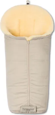 Produktbild von Hofbrucker Lammfell-Fußsack Iglu für Kinderwagen und BuggyDesign:Beige