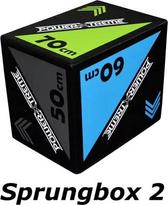 Produktbild von POWER-EXTREME 3in1 Soft Sprungbox Plyo Box (50cm - 60cm - 70cm)