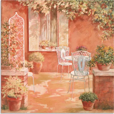 Produktbild von ARTland Wandbild Alu für Innen & Outdoor Garten Größe: 40x40 cm