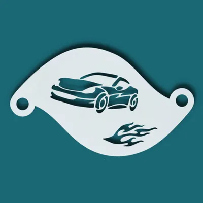Image de Pochoir de maquillage voiture de sport