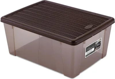 Produktbild von Stefanplast Elegance, Aufbewahrungsbox, Braun, Rechteckig, Einfarbig, Universal, Braun