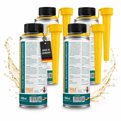 Produktbild von INOX® Benzinsystemreiniger Additiv, 4x250 ml - für alle Benzinmotoren