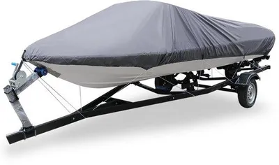 Productafbeelding van Zeil voor boot, geschikt voor transport - Oxford materiaal - Lengte 17-19 voet - Geschikt voor vissersboten - Snelbootzeil - Afdekzeil